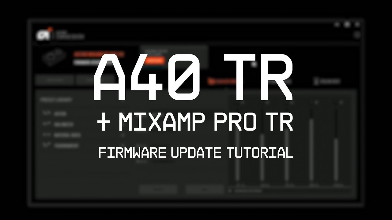 MixAmp Pro TR Gen 4 Firmware Update Guide || ASTRO Gaming