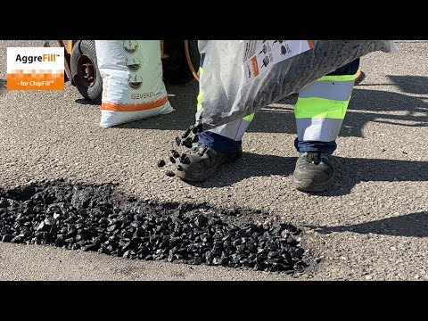 (FR) Comment réparer les nids-de-poule profonds avec AggreFill™