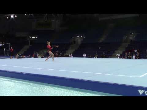 Enni Kettunen FIN FX podium training - 2019 European Championships in Szczecin