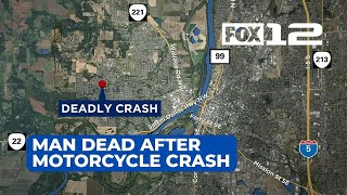 Man dead after motorcycle crash near Salem
