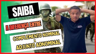 Aprenda de uma vez por todas a diferença entre COMPLEMENTO NOMINAL e ADJUNTO ADNOMINAL