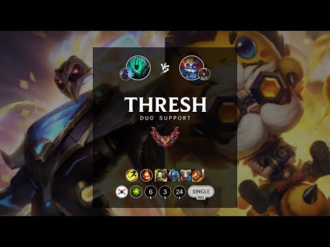 Thresh Support vs Heimerdinger - KR Grandmaster Patch 12.18