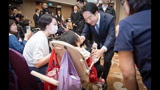 總統：照顧罕病病友是國家政策 盼讓弱勢能自在生活