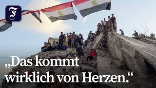 WM im Trümmerfeld: Daumendrücken in Gaza