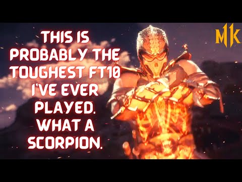 MK11 Ultimate: Toughest FT10 I've Ever Played. This Scorpion Was Not Normal At All.