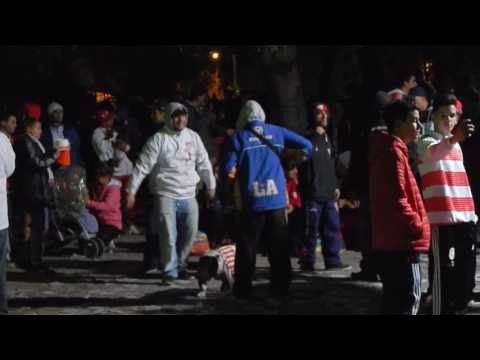 "los andes hinchada en la plaza libertad parte 1" Barra: La Banda Descontrolada • Club: Los Andes