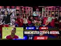 Aubameyang & AFTV reaction to Rodri goal for Manchester City vs Arsenal