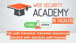 Download the video "File path traversal, traversal sequences blocked with absolute path bypass | Portswigger Academy"