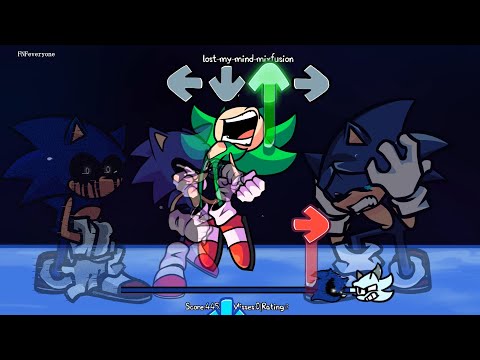 FNF NEW LOST MY MIND MIX FUSION - FNF mods update sonic - Friday Night Funkin'
