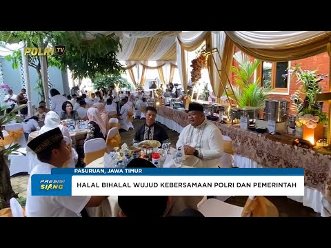 POLRES PASURUAN HALAL BIHALAL KE KAPOLDA JATIM