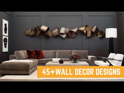 45 Modern Wall Art Decor Design 2020 - Living Room...
