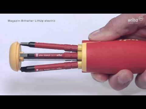 Tournevis porte-embout LiftUp isolé 1000 volts WIHA