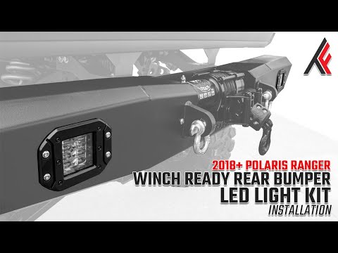 Polaris Ranger Rear Bumper Light Kit Install