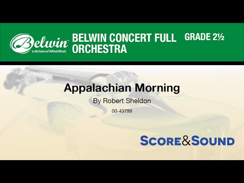 Appalachian Morning, by Robert Sheldon - Score & Sound