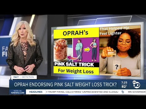 Fact or Fiction: Oprah promoting 'pink salt trick' for weight loss?