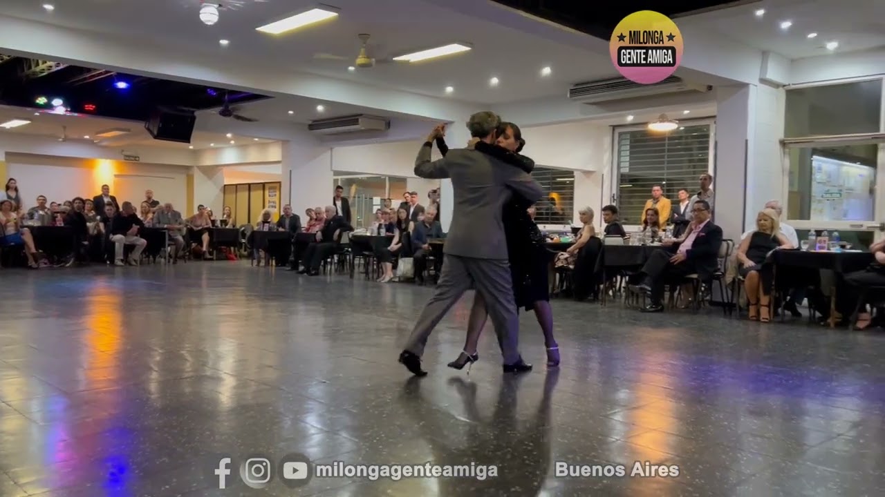 Diego Amorin y Ceclia Capello  - Milonga Gente Amiga - 31/MAR/2024 (1/2)