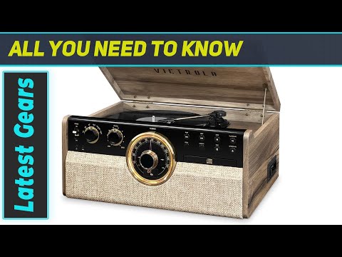 Victrola Empire Mid-Century Turntable: The Ultimate Entertainment Hub