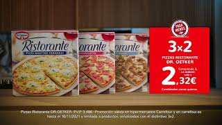 Carrefour  3x2 Pizzas Ristorante Dr.Oetker anuncio