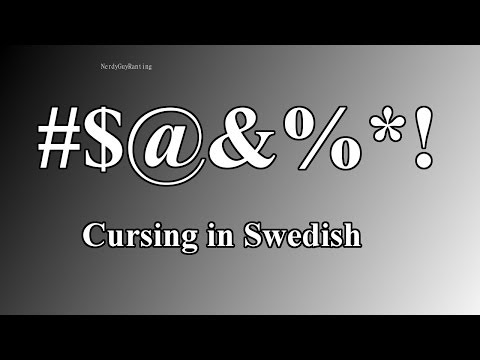 How to curse in Swedish