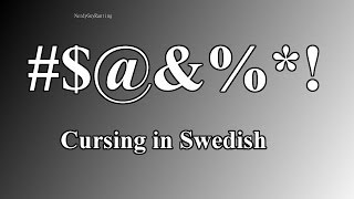 How to curse in Swedish