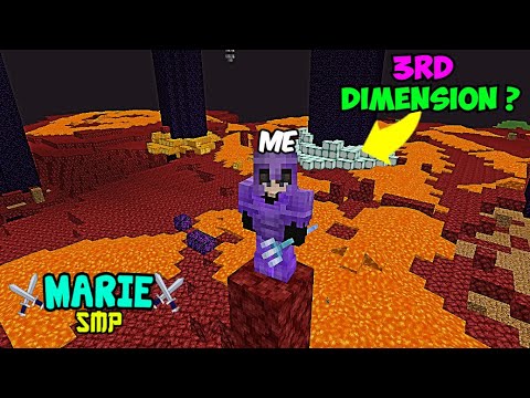 Me And My Friends Found 3rd Dimension in Minecraft || Marie SMP #14