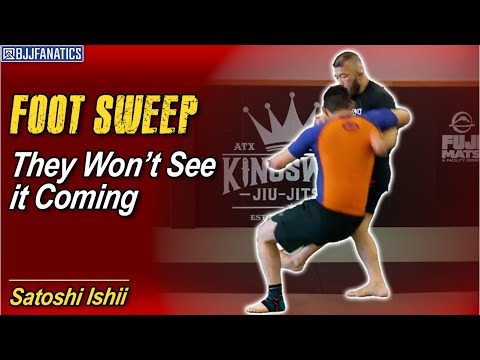 Shoulder Lock Foot Sweep by Satoshi Ishii