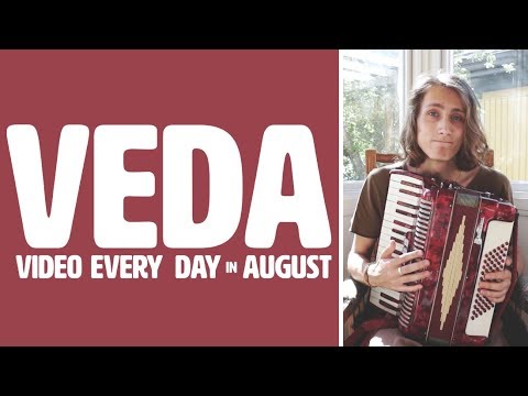 Day One - First Song On Accordion || VEDA one