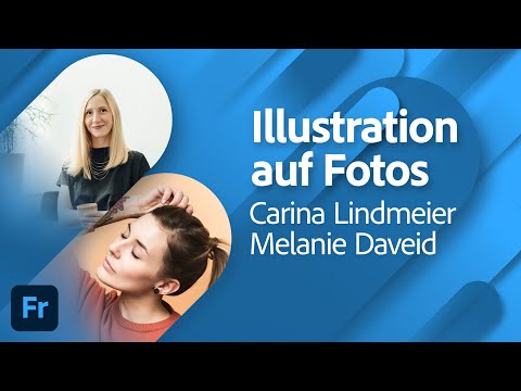 Illustration auf Fotos mit Carina Lindmeier und Melanie Daveid | Adobe Live
