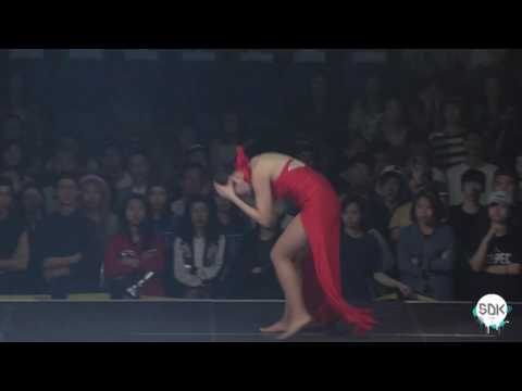 SDK ASIA 2016 Semi-Finals - Waacking 1on1 - Panda Waack Vs Maya [TIE]