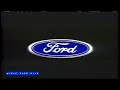 Ford Cars Commercial Compilation 1989