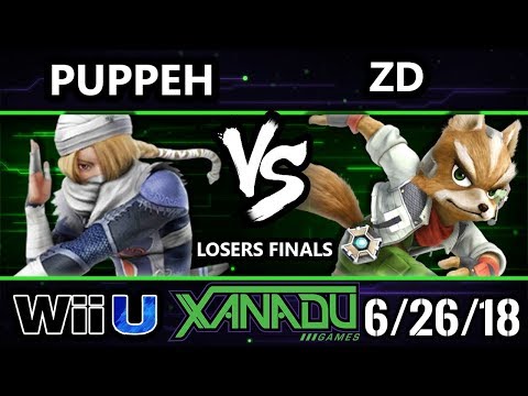 S@X 256 Smash 4 - ZD (Fox) Vs. Puppeh (Sheik) - Wii U Losers Finals