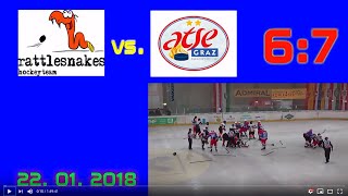 22.01.2018: EC Rattlesnakes - ATSE Graz 6:7