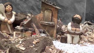 preview picture of video 'Ascona val d'Aveto - presepe 2012 con le statuette THUN'