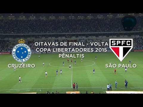 Pênaltis - Cruzeiro 4 x 3 São Paulo - Libertadores - 13/05/2015
