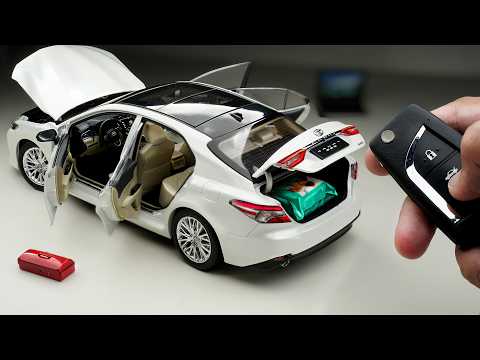 Unboxing of Toyota Camry 1:18 Scale Diecast 💖 (Highly Detailed Model)
