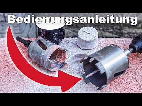 Diamant Dosensenker & Bohrkronen für Unterputzdosen - so setzt ihr sie richtig ein!