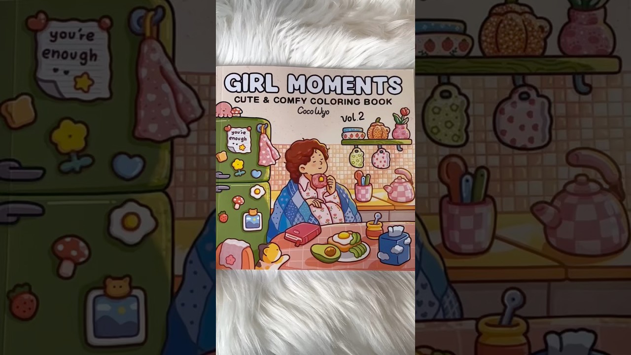 Girl Moments Volume 2 Coloring Book | Coco Wyo | Flip Through