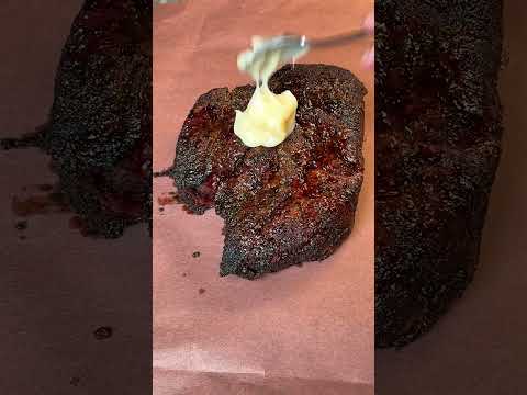 Smoked chuck roast like a brisket!