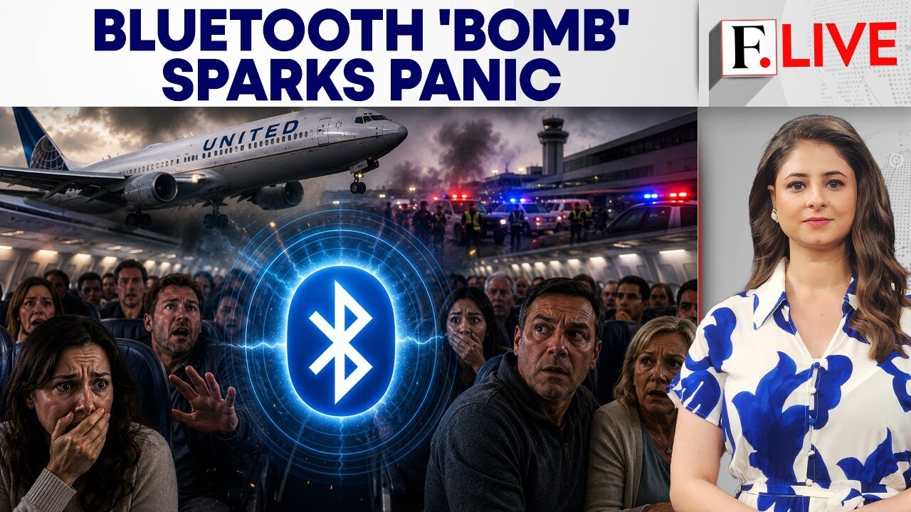 How a Bluetooth Device Forced a United Airlines Flight to Turn Around | Firstpost Live | N18G