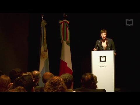 Professor Mazzucato receives honorary doctorate from UNSAM, Argentina
