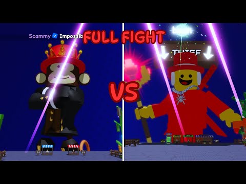 JANDEL VS SAMMY FULL FIGHT IN GROW A GARDEN (ROBLOX)