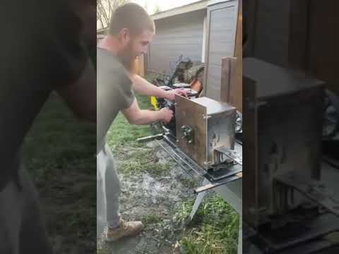 Will it explode? Starting and running my home made rock crusher impact mill!
