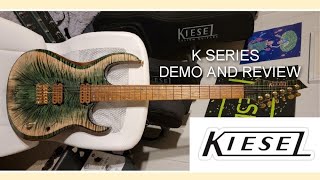 Video thumbnail for Kiesel K-Series Full Demo & Review (Green Arctic Finish) by Jim Dewd Guitars