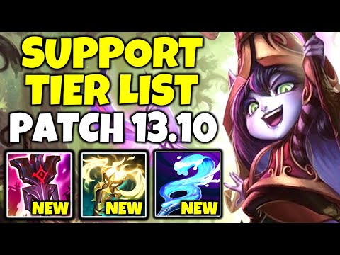 New Support Tier List Patch 13.10 (Item Rework) - League of Legends
