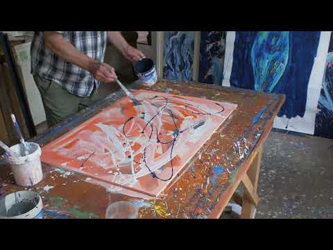 Duwentester malt Rock & Roll - Ausstellung in Remplin bei Waren/Müritz