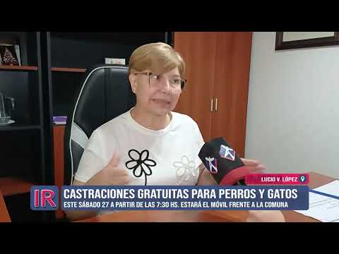 Última jornada de castraciones 2025 en Lucio V. López
