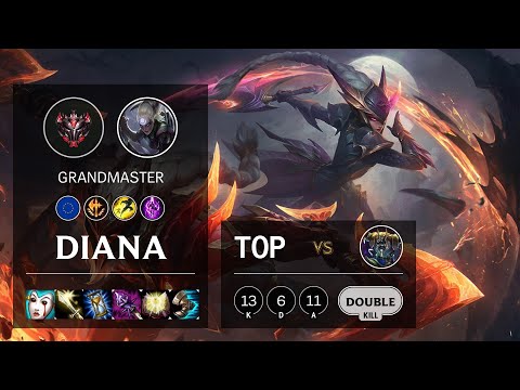 Diana Top vs Nasus - EUW Grandmaster Patch 10.13