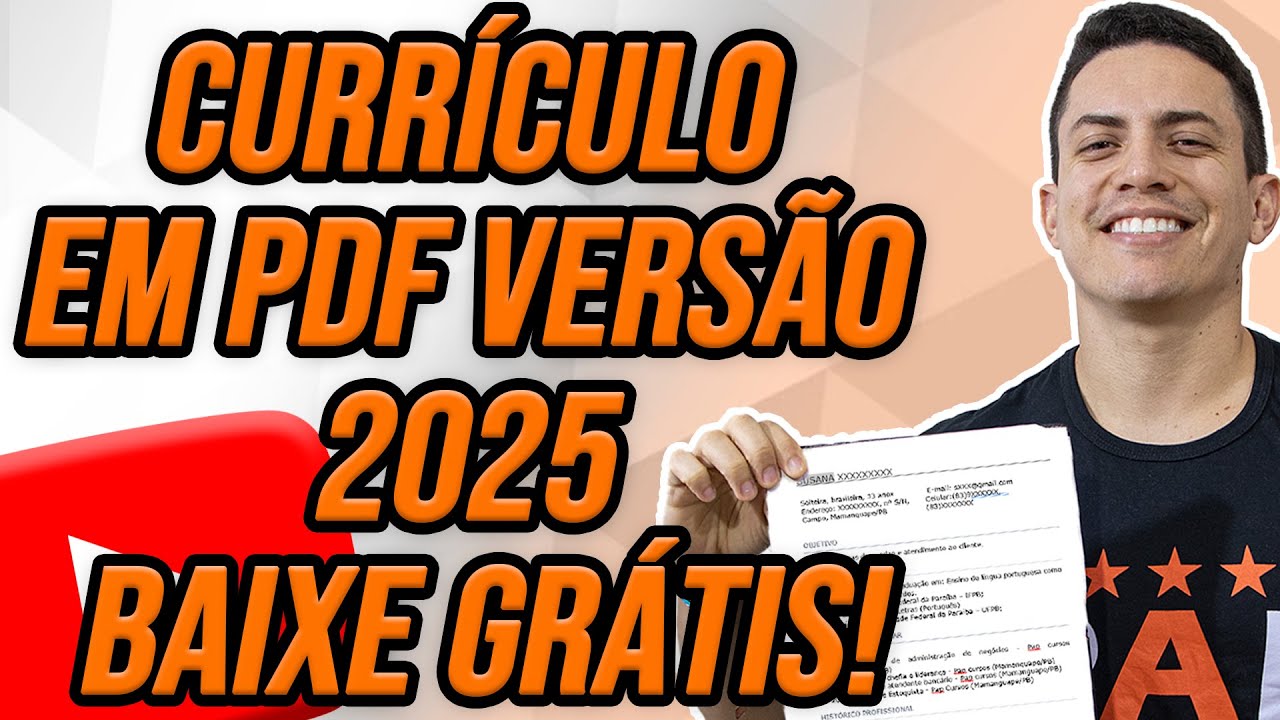 COMO FAZER UM CURRÍCULO EM PDF VERSÃO 2025