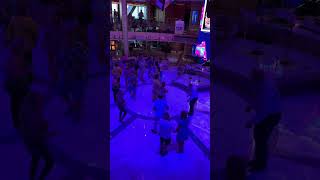 Silent 80’s Disco in the Piazza tonight. Fun times on Sun Princess #cruiselife #cruise #cruiseship
