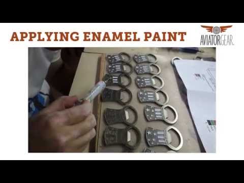 Aviator Gear Challenge Coin Production